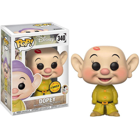 Dopey (Chase Edition): Funko POP! Vinyl Figure & 1 POP! Compatible PET Plastic Graphical Protector Bundle [#340 / 21718 - B]