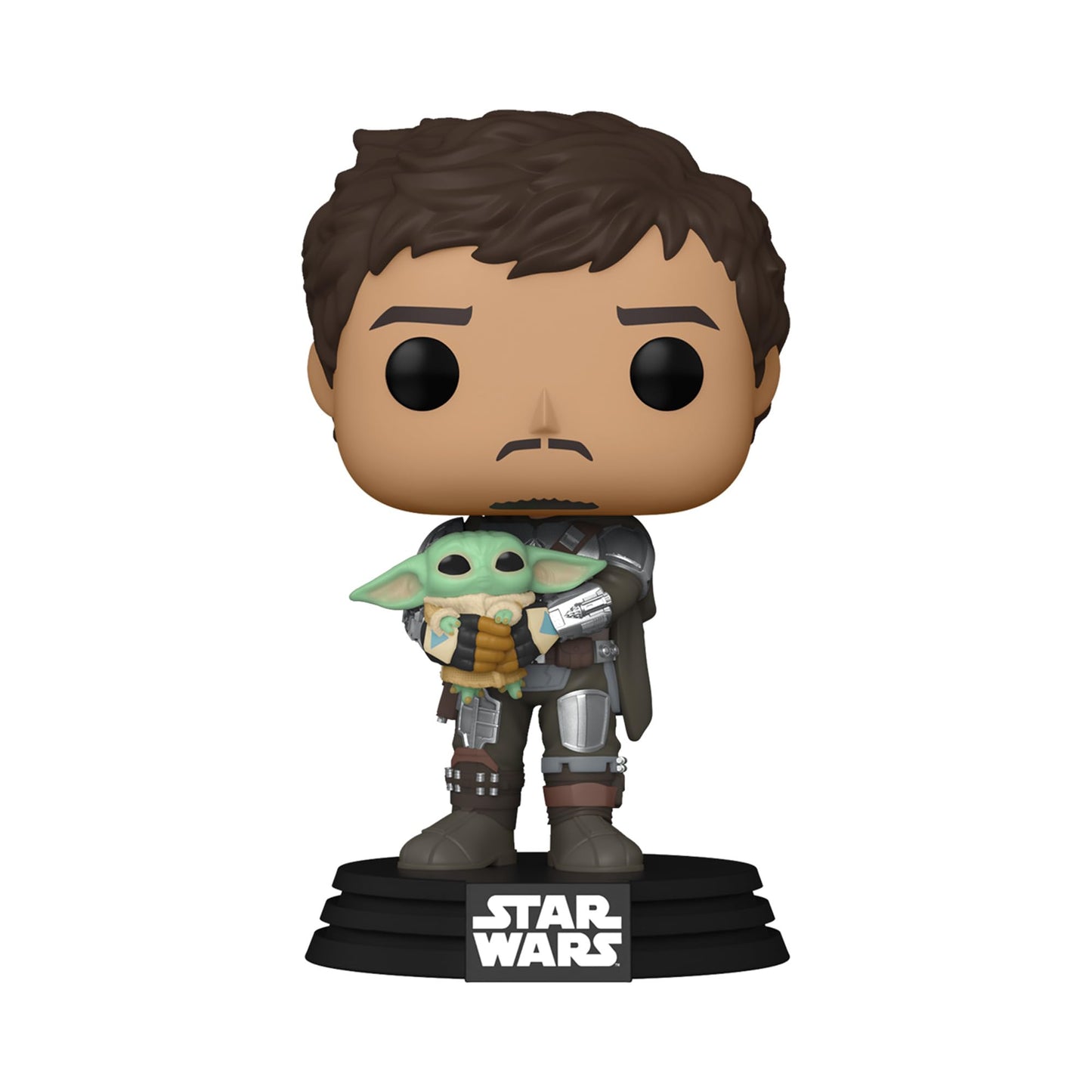 Funko Pop! Star Wars: The Mandalorian - Mando Holding Child Multicolor