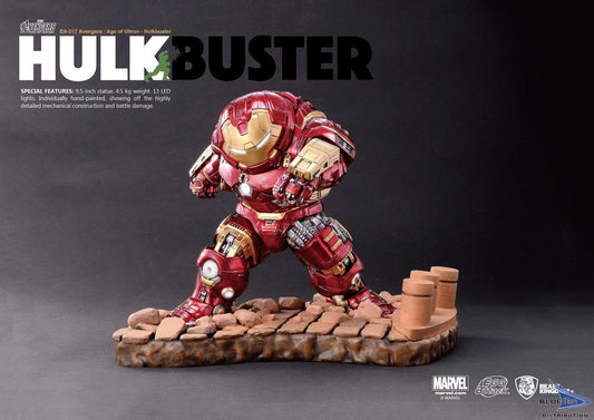 Beast Kingdom Action Figure - Hulkbuster 'Avengers: Age of Ultron' Statue, Realistic Scenery Base, Accessories - Adult, Multicolor, Metal, No Batteries Required