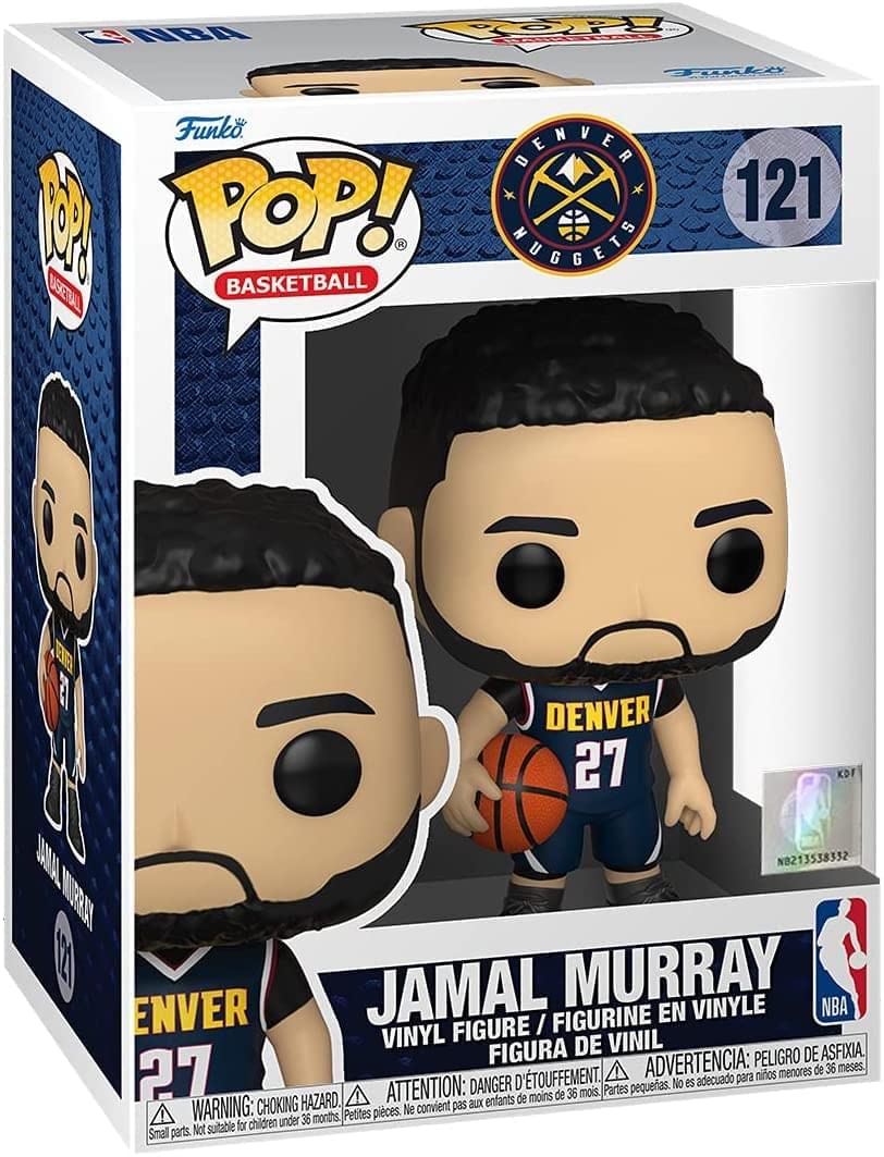 Funko Pop! NBA: Nuggets - Jamal Murray (Dark Blue Jersey) Multicolor