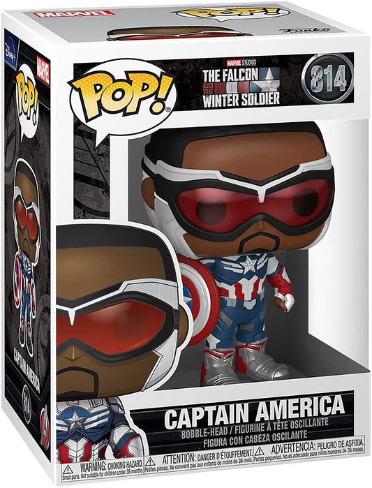 Funko Pop! Marvel: Falcon and The Winter Soldier - Captain America (Sam Wilson) Multicolor 51630