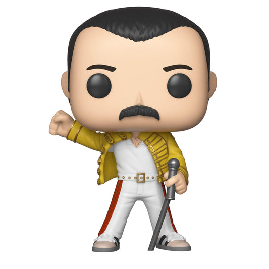 Funko Pop! Rocks: QueenFreddy Mercury Wembley 1986, Multicolor