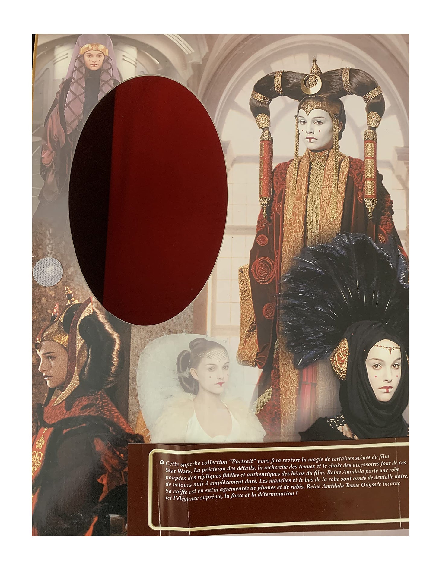 Playskool Star Wars Episode I Queen in Black Travel Gown