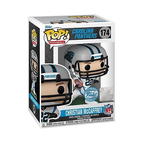 Funko Pop! NFL Stars: Panthers - Christian McCaffrey (Away) Pop Figure