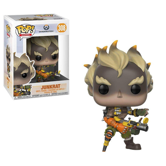 Funko 29045 Pop Games: Overwatch-Junkrat Collectible Figure, Multicolor