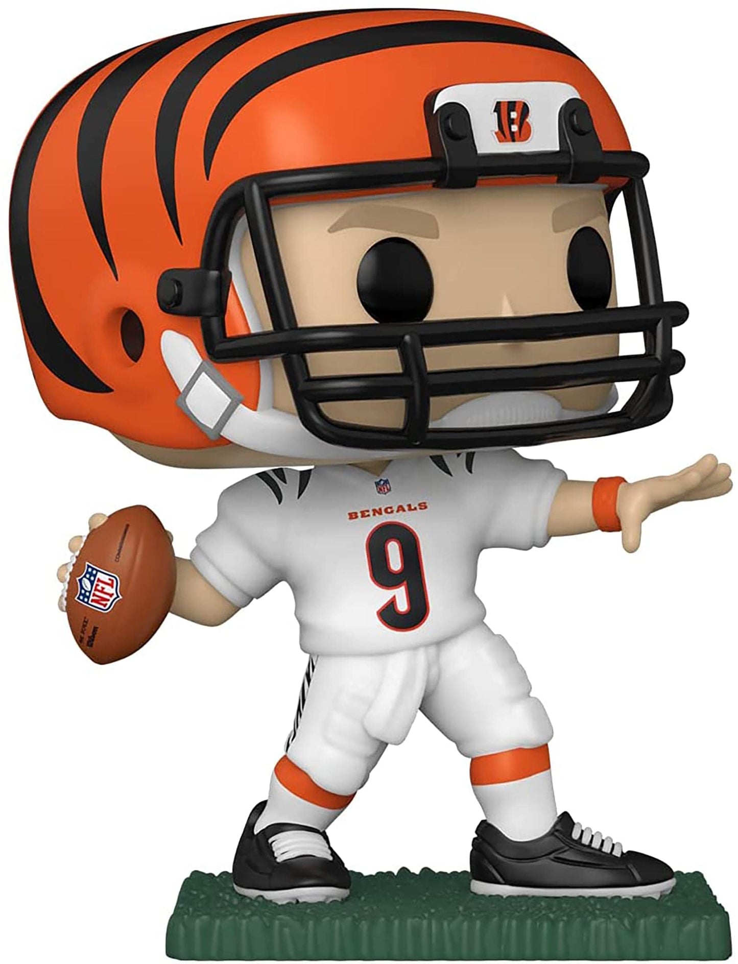 Pop NFL Bengals Joe Burrow Home Uniform Vinyl Figure