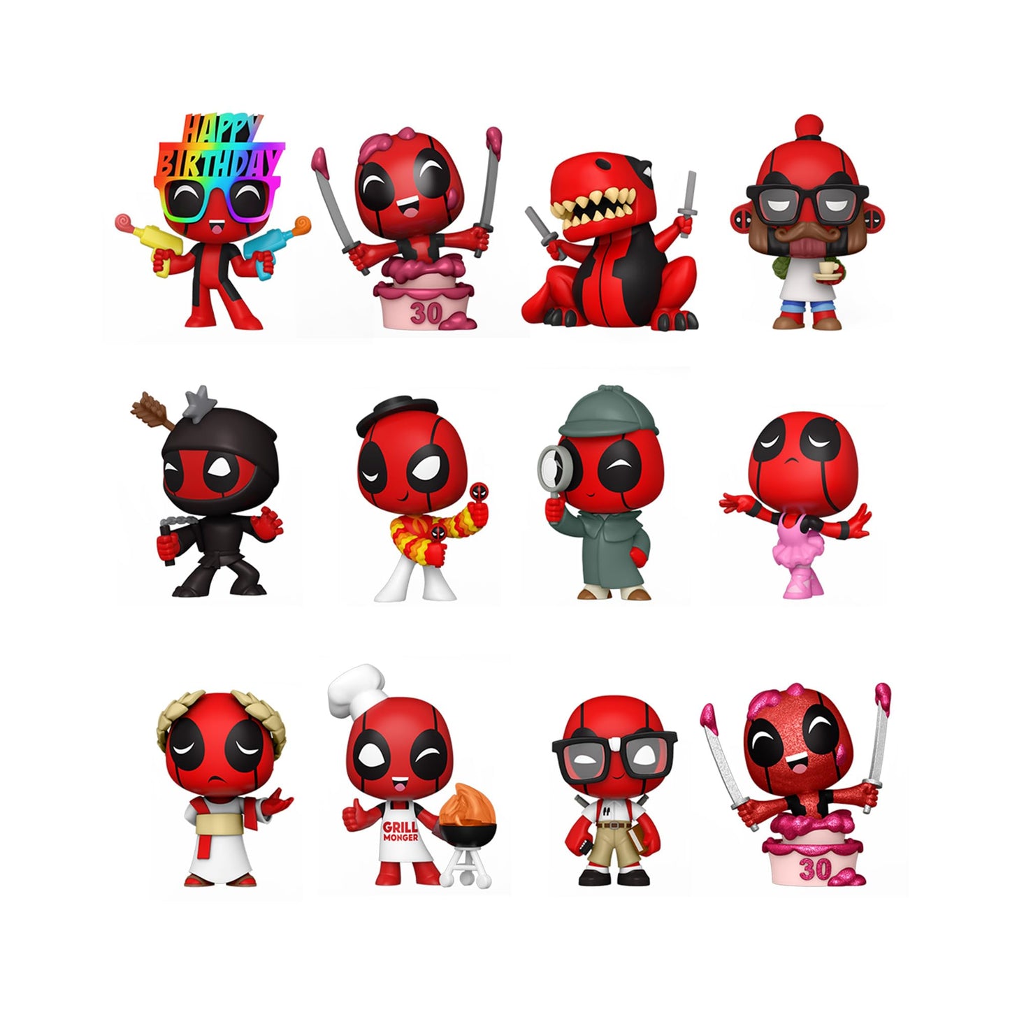 Funko Mystery Minis: Deadpool 30th (one Mystery Figure)