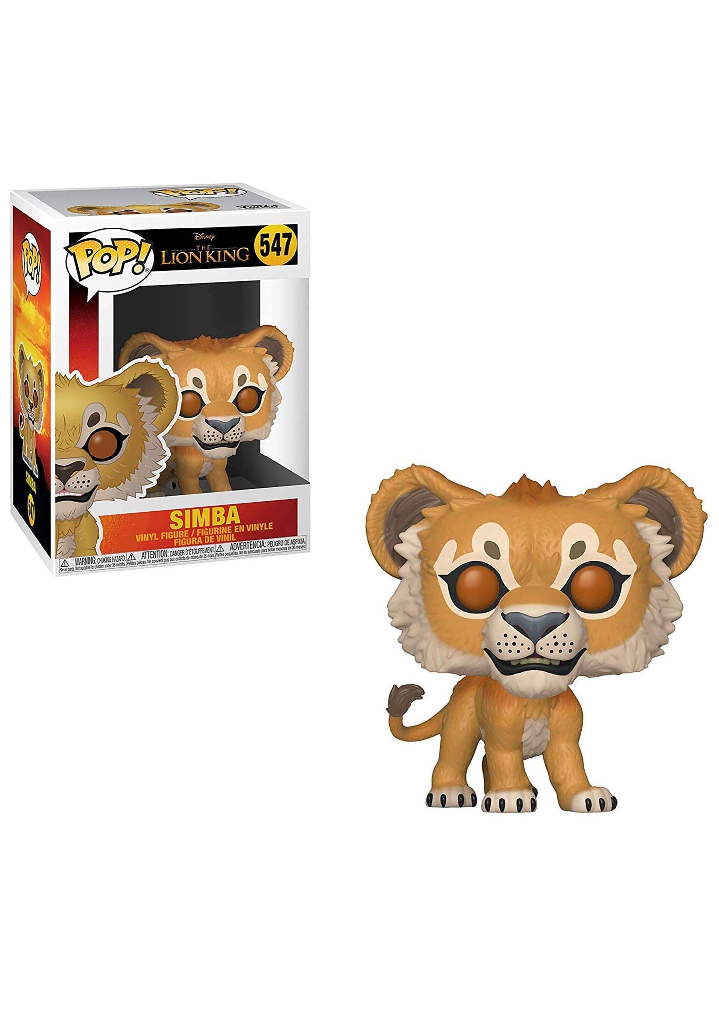 Funko 38543 Pop! Disney: Lion King Live Action - Simba Figures, Multicolor