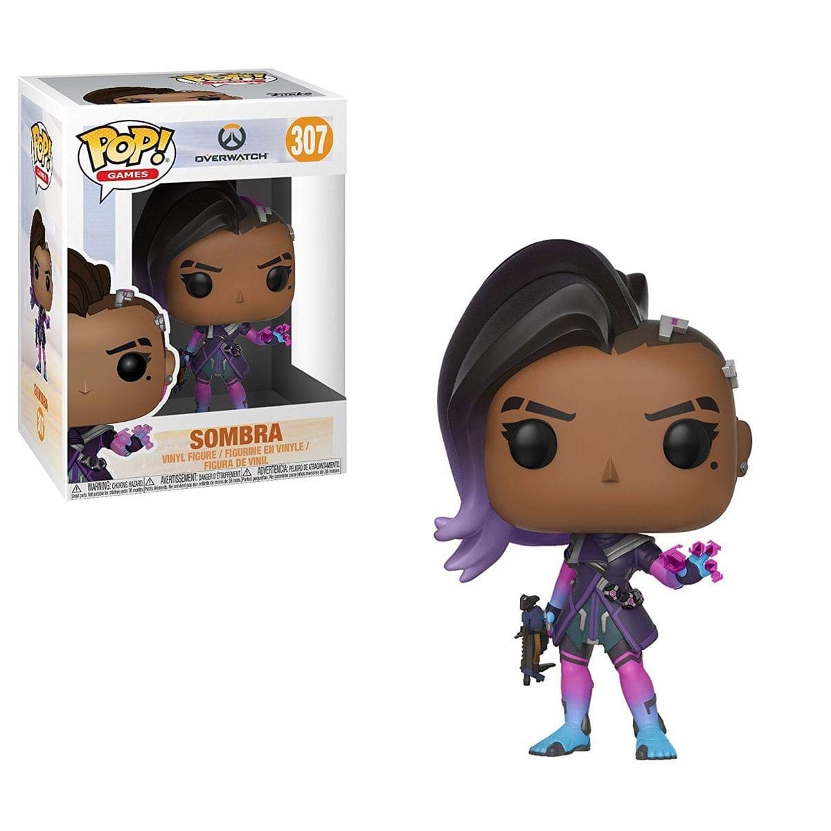 Funko 29051 Pop Games: Overwatch-Sombra Collectible Figure, Multicolor