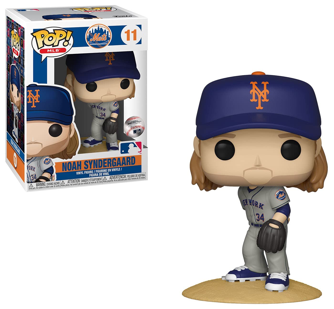 Funko Pop! MLB Stars: Mets - Noah Syndergarrd (Road) Pop Vinyl Figure