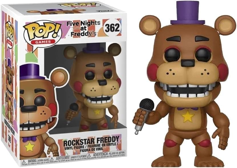 Funko Pop Games: Five Nights Pizza Simulator-Rockstar Freddy Collectible Figure, Multicolor