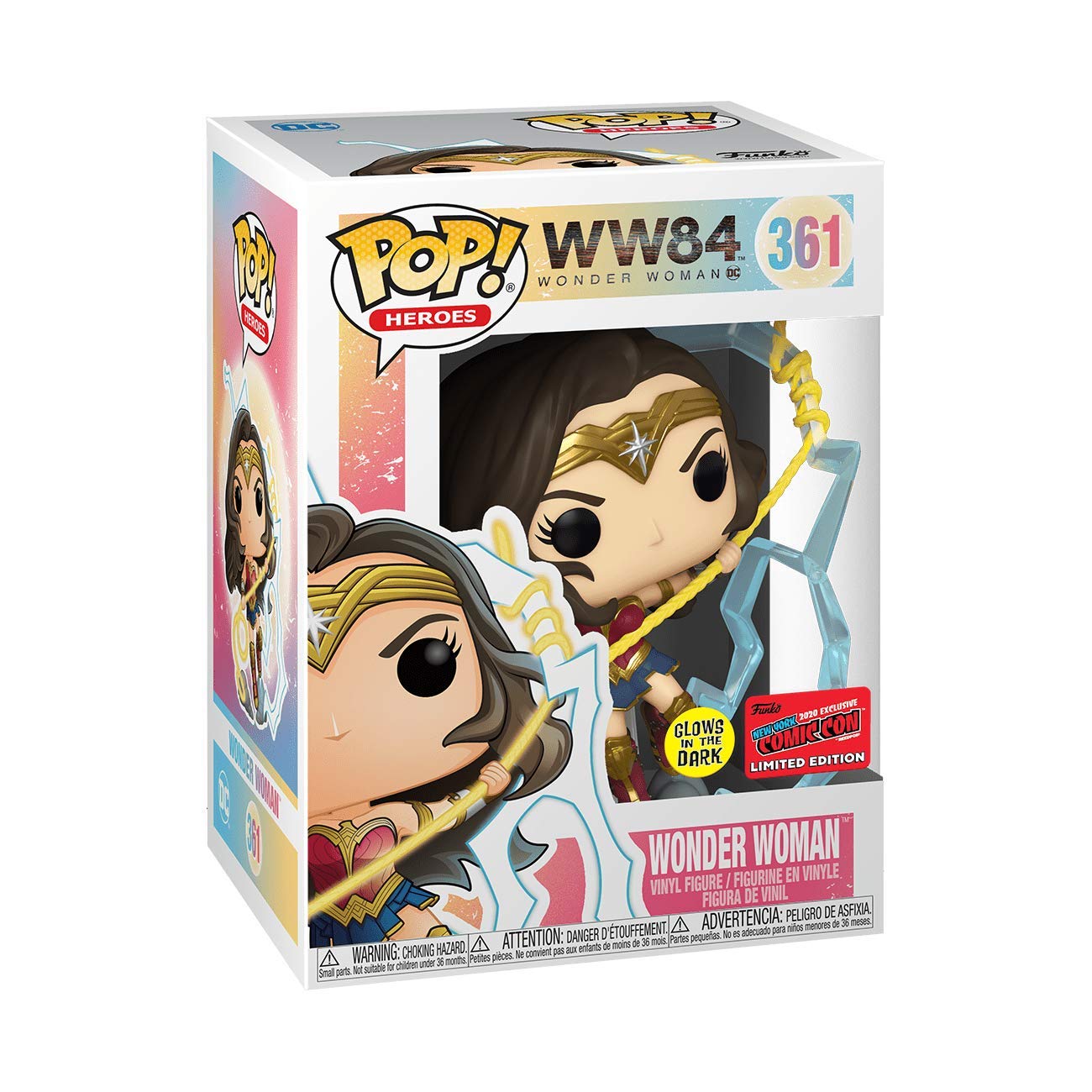 Funko POP! Heroes WW84 Glow in The Dark Wonder Woman (Fall Convention Exclusive)
