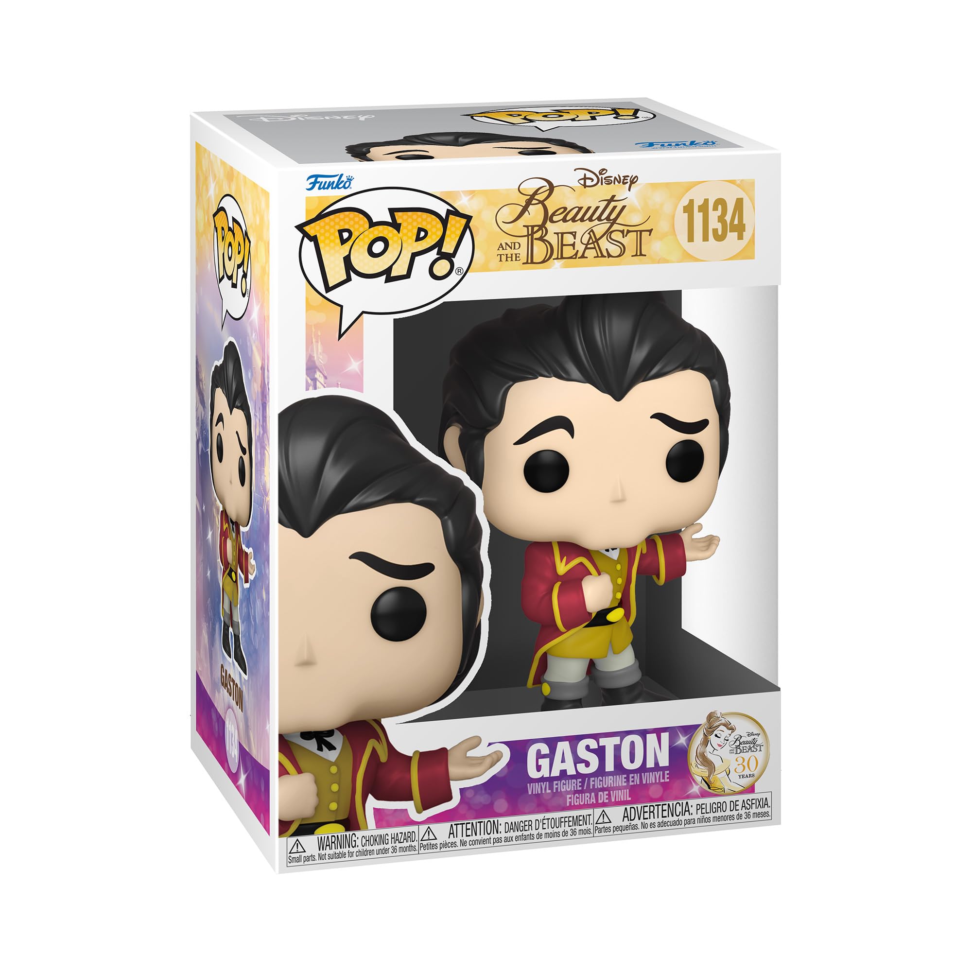Funko Pop! Disney: Beauty and The Beast - Formal Gaston, Multicolor, (57584)