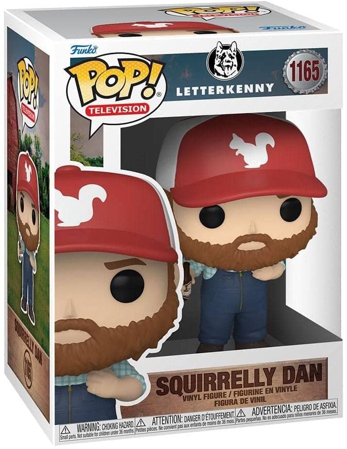 Funko POP Television: Letterkenny- Squirrelly Dan, Multicolor