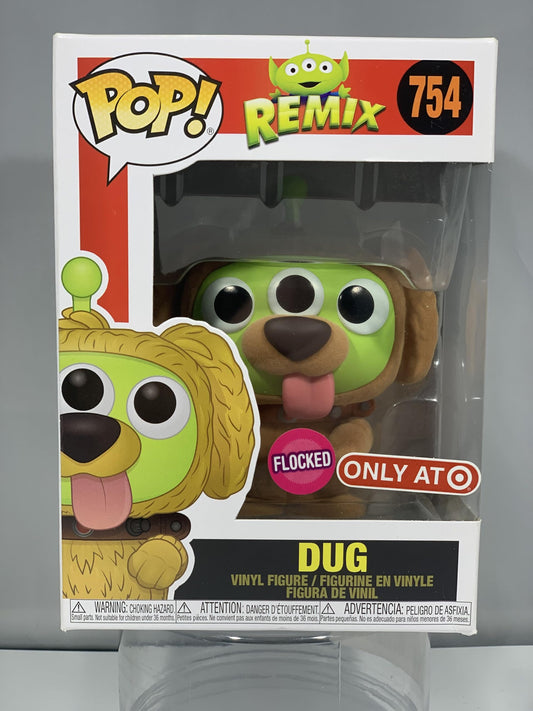 Funko Pop! Pixar: Alien Remix - Dug (Flocked) # 754 Exclusive Vinyl Figure