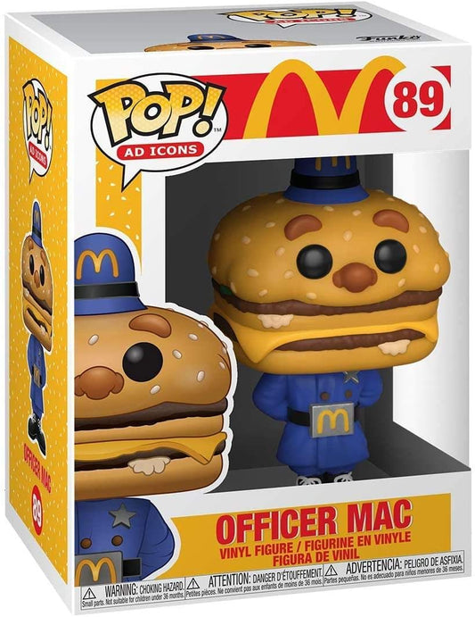 Funko Pop! Ad Icons: McDonald's - Officer Big Mac, Multicolor