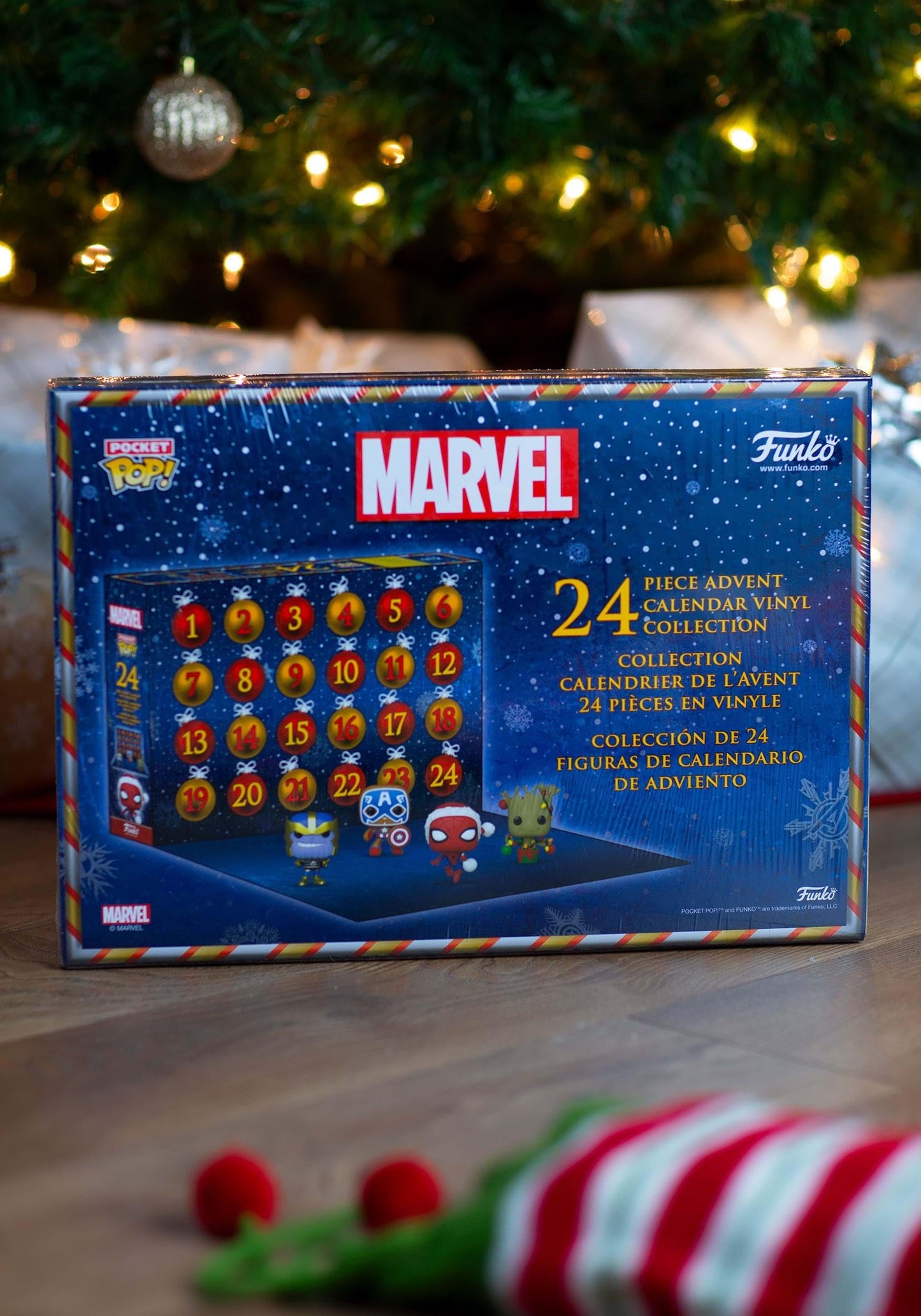 Funko Pop! Advent Calendar: Marvel - Holiday, Multicolor, One Size