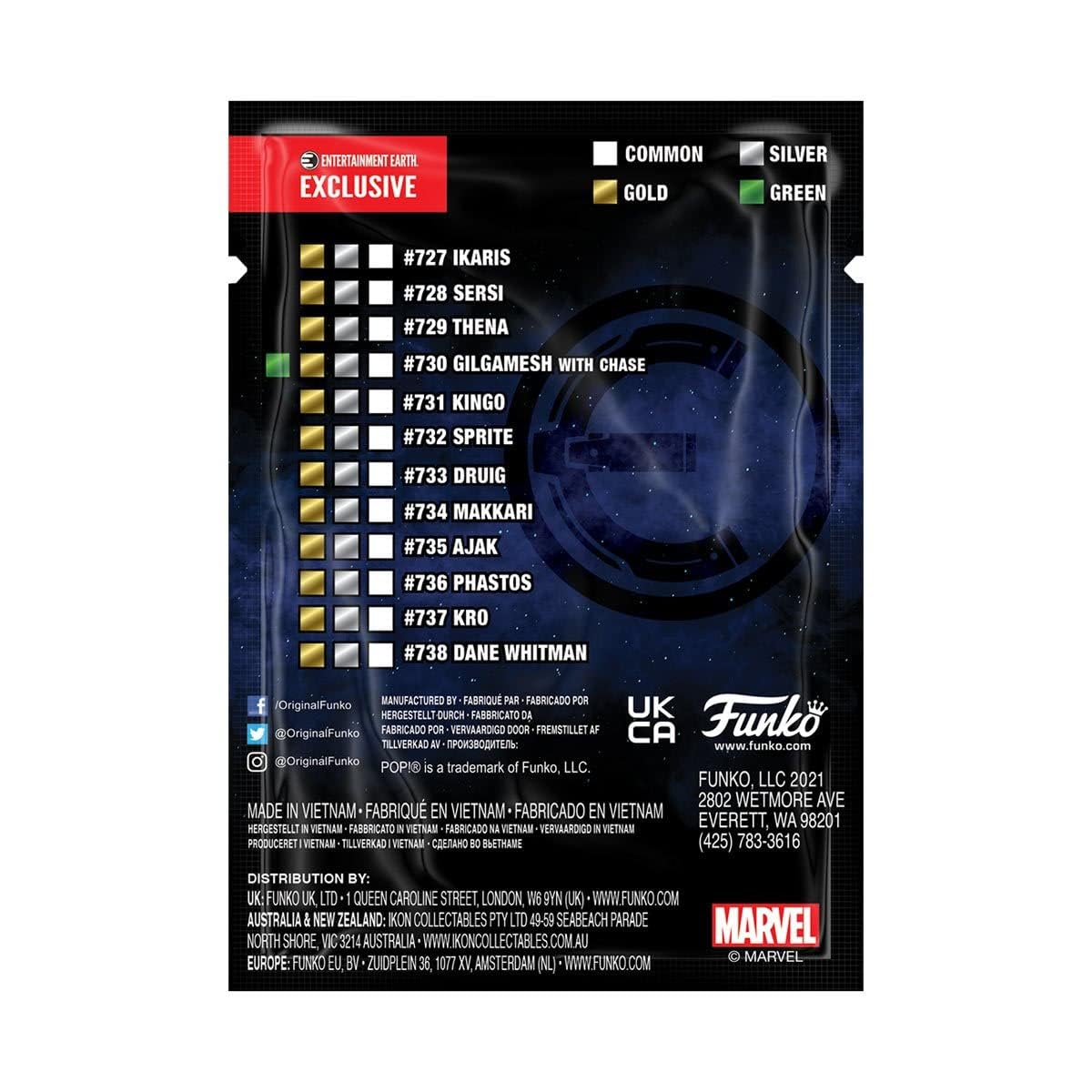 Eternals Sprite Pop! Vinyl Figure with Collectible Card - Entertainment Earth Exclusive