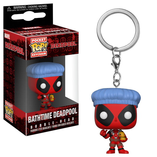 Funko 31734 Pop Keychain Playtime-Deadpool Bath Time Collectible Figure, Multicolor