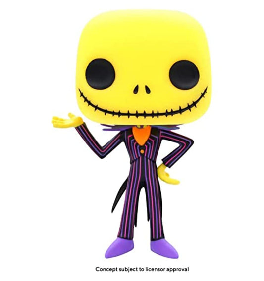 Funko Pop| Disney: The Nightmare Before Christmas - Jack (Blacklight), Multicolor, 63960