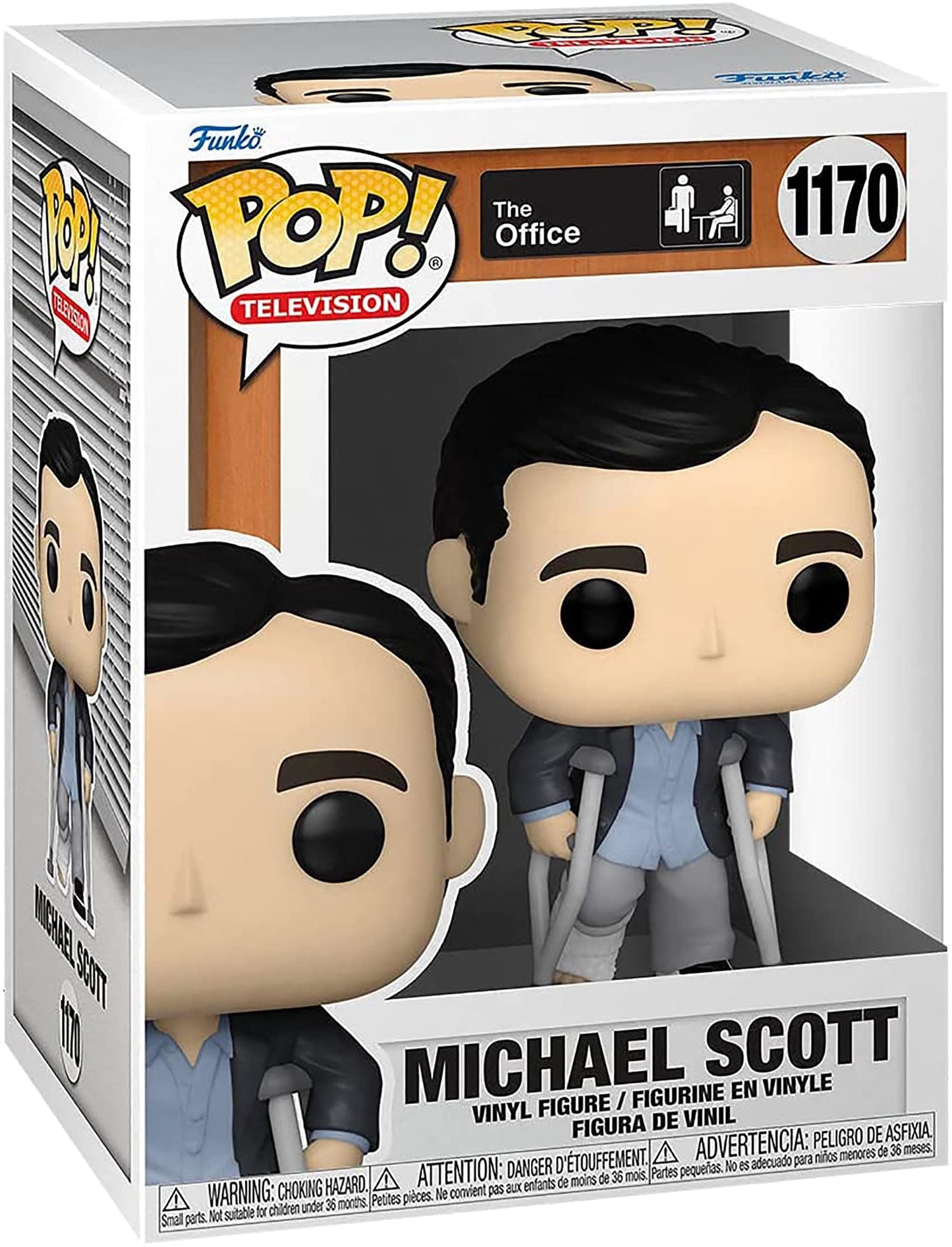 Funko Pop! TV: The Office - Michael Standing with Crutches Multicolor 57396