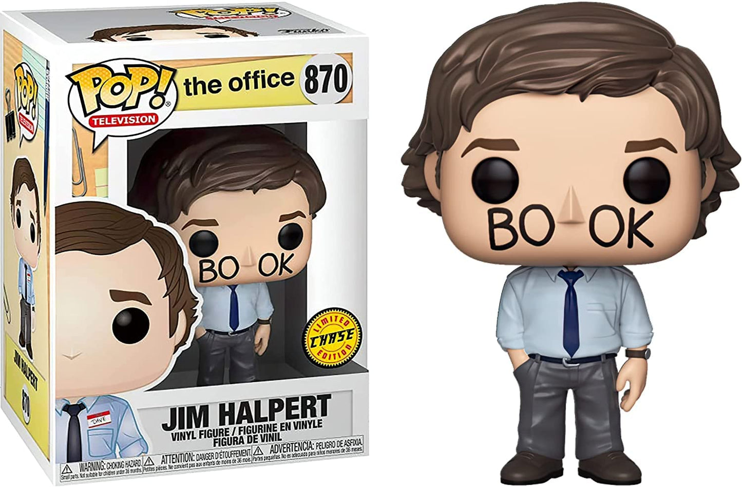 Pop TV: The Office - Jim Halpert Chase (Bundled with Eco Tek Case Protector)