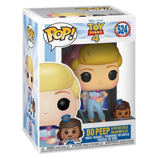 Funko 37391 Pop! Disney: Toy Story 4 - Bo Peep with Officer Mcdimples