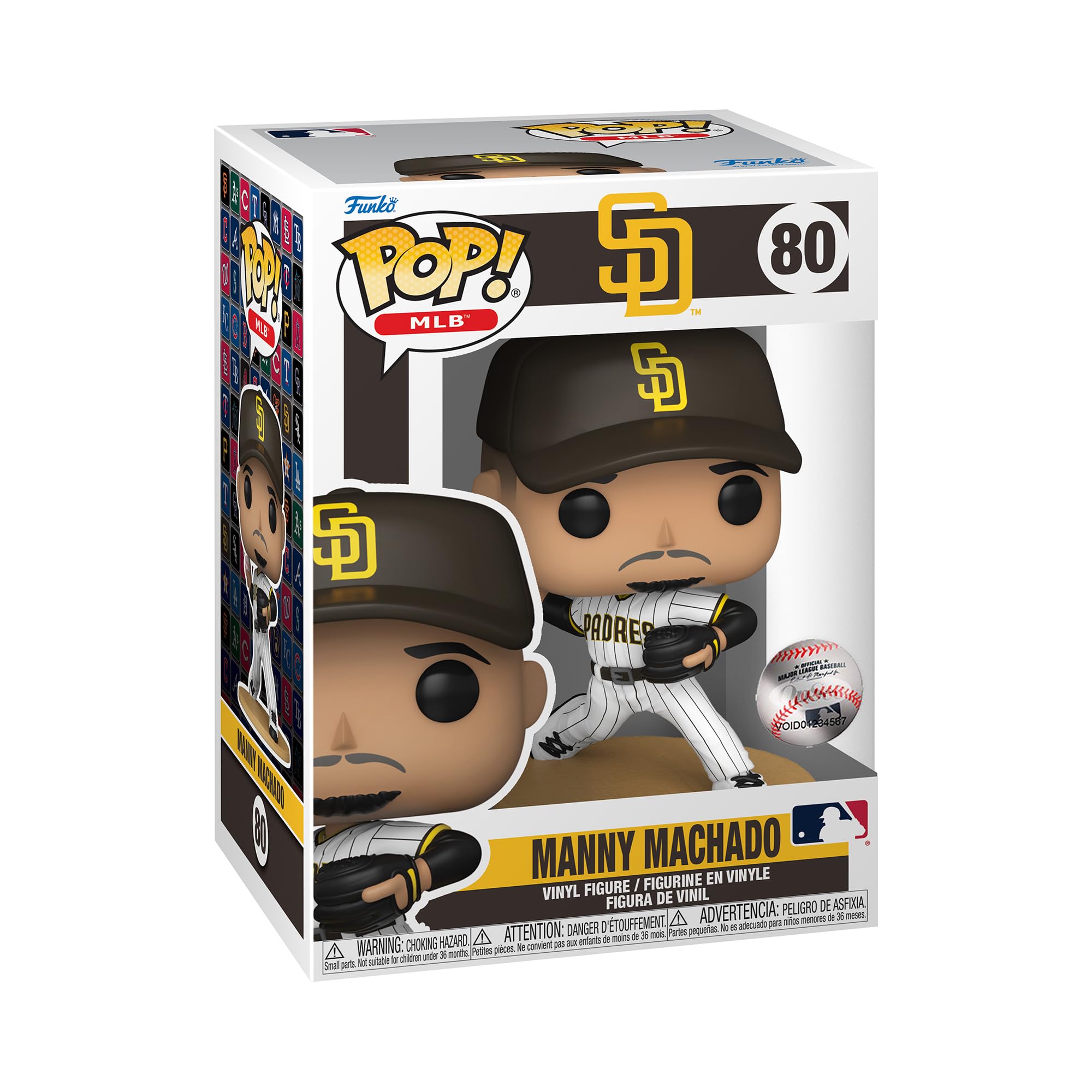 Funko Pop! MLB: Padres - Manny Machado (Home Jersey), Multicolor, 61472