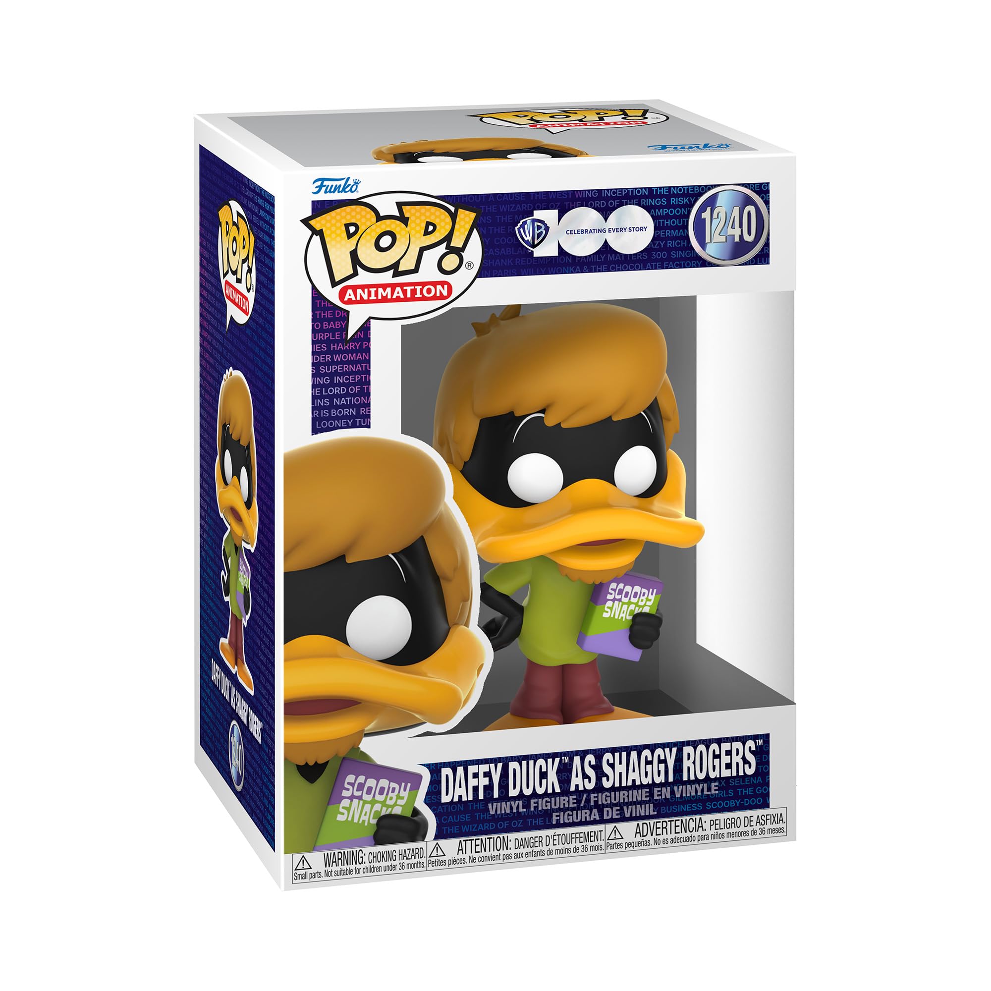 Funko Pop! Animation: WB 100 - Looney Tunes, Daffy Duck as Shaggy Rogers