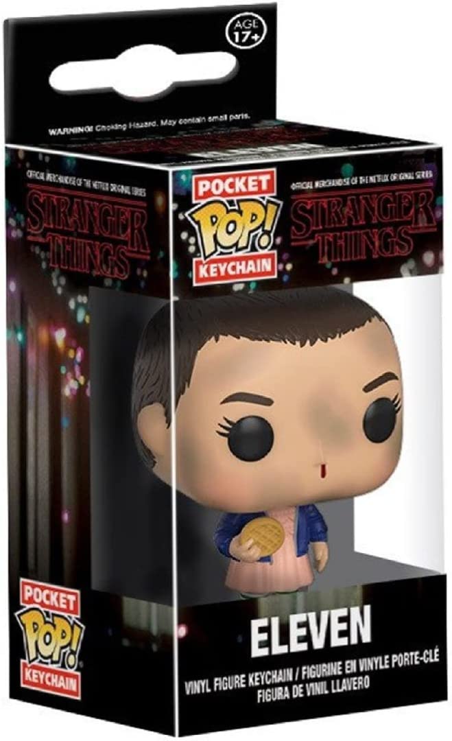 Funko Pop Keychain Stranger Things Eleven with Eggo Action Figure