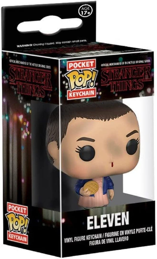 Funko Pop Keychain Stranger Things Eleven with Eggo Action Figure