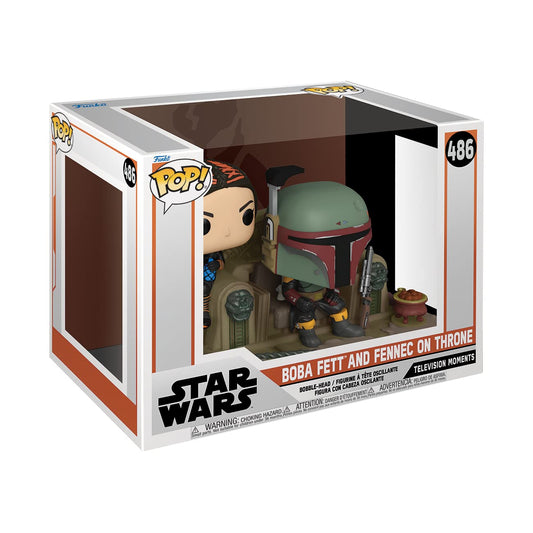 Funko Pop! Moment: Mandalorian - Boba Fett & Fennec Shand, Multicolor