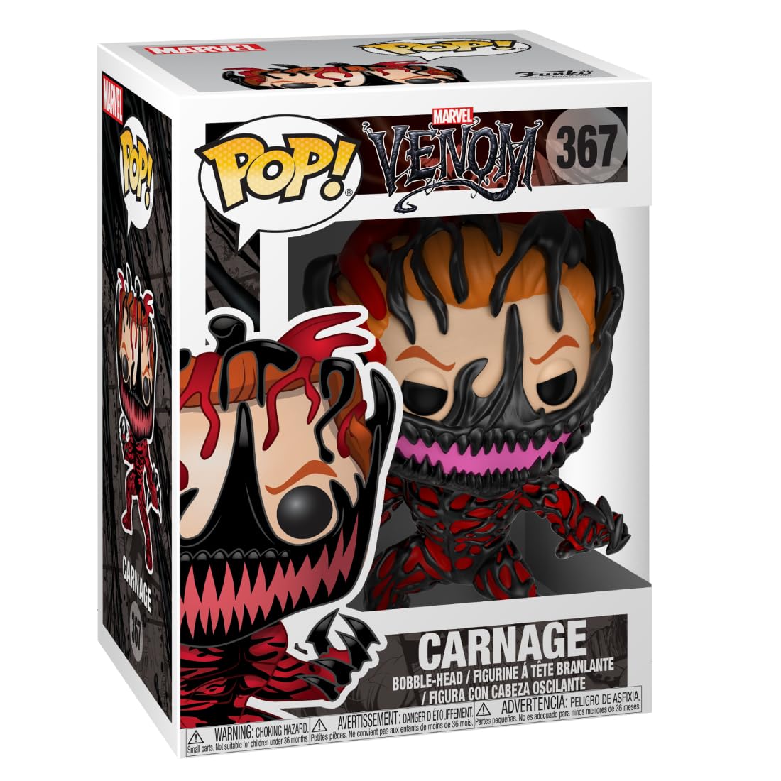 FUNKO POP! MARVEL: Marvel Venom - Carnage / Cletus Kasady