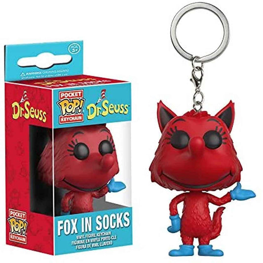 Funko 12457 Pop Keychain: Dr. Seuss Fox in Socks Toy Figure