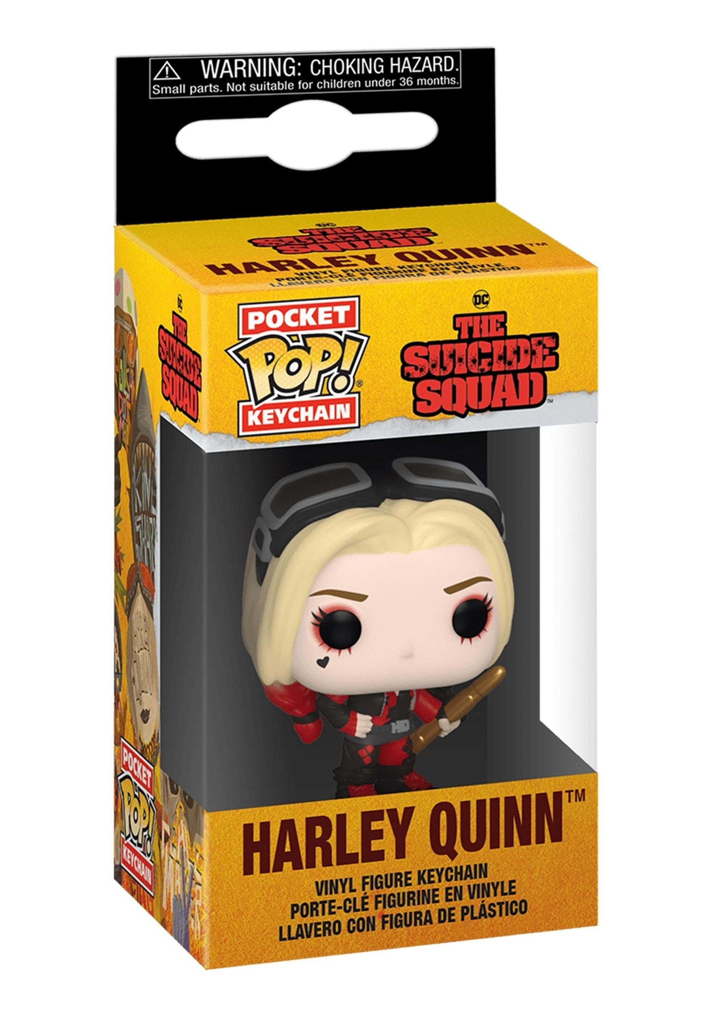 Funko Pop! Keychain: The Suicide Squad - Harley Quinn (Bodysuit) Multicolor