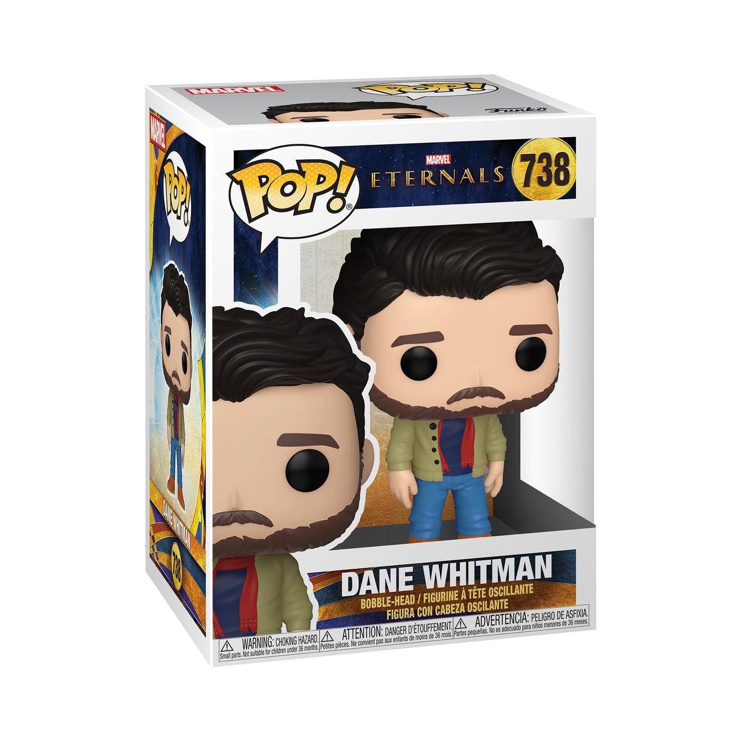 Funko Pop! Marvel: Eternals - Dane Whitman, Multicolor