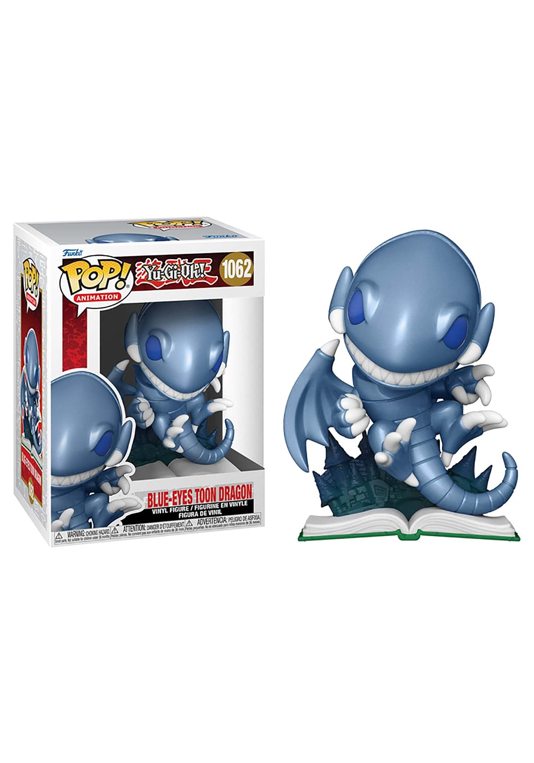 Funko Pop! Animation: Yu-Gi-Oh - Blue Eyes Toon Dragon (Mettalic) Multicolor 57648