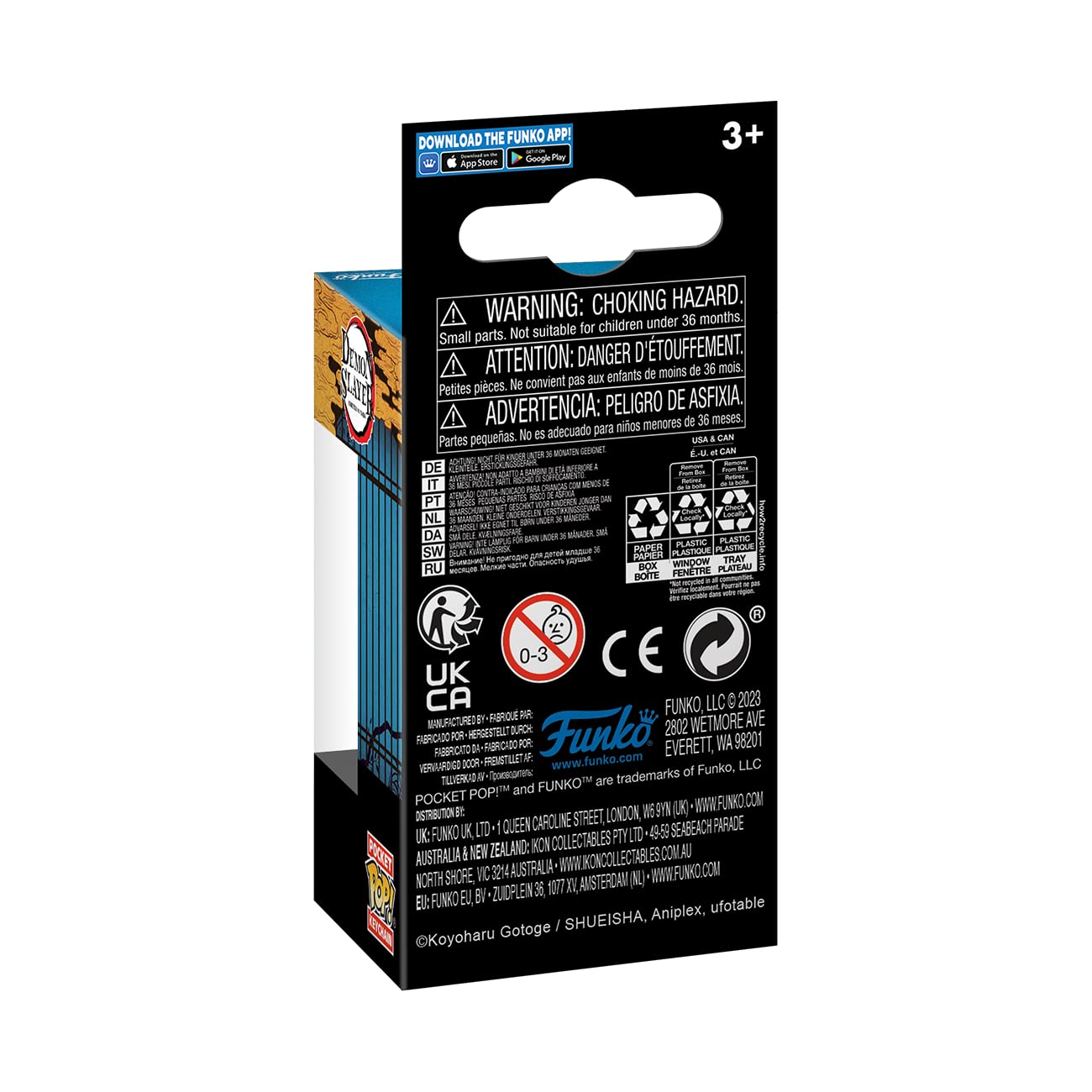 Funko Pop! Keychain: Demon Slayer - Nezuko Kamado