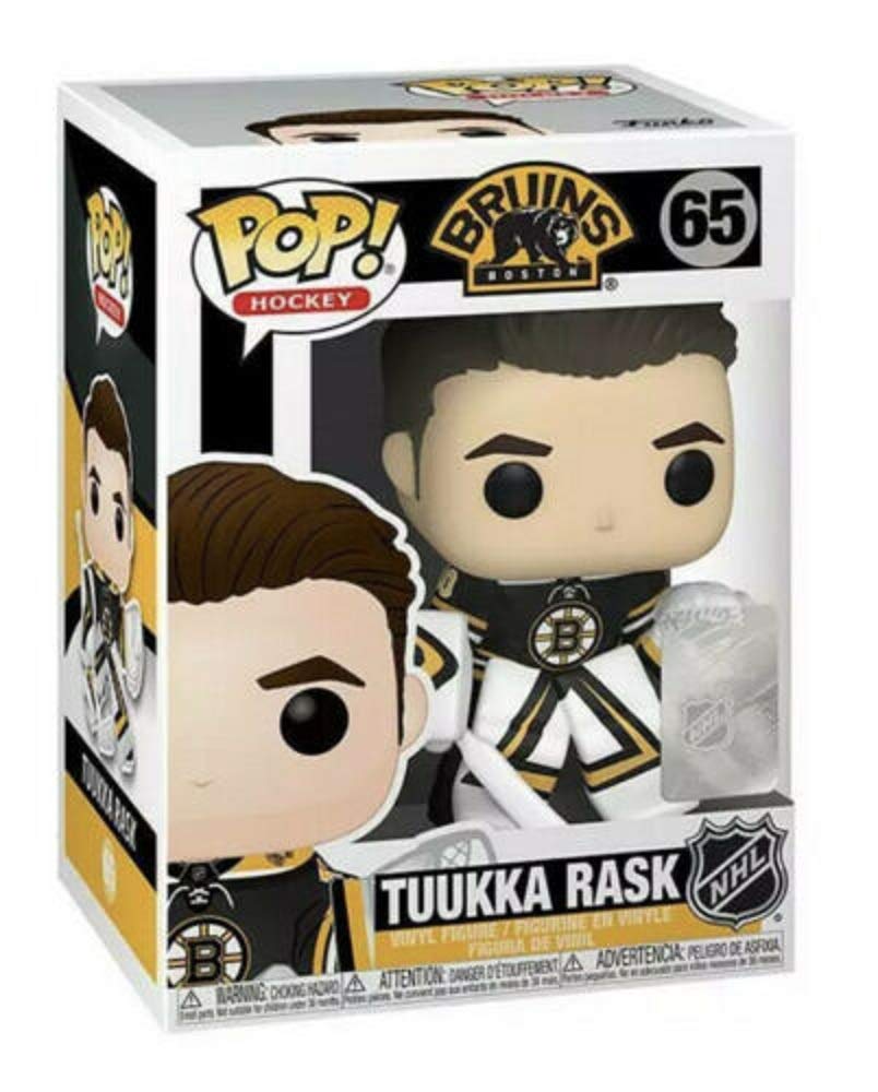 Tukka Rask Boston Bruins #65 Pop Sports Hockey Action Figure (Bundled with EcoTEK Protector to Protect Display Box)