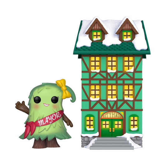 FunKo Pop! Town: Holiday - Town Hall with Mayor Patty Noble, Multicolor