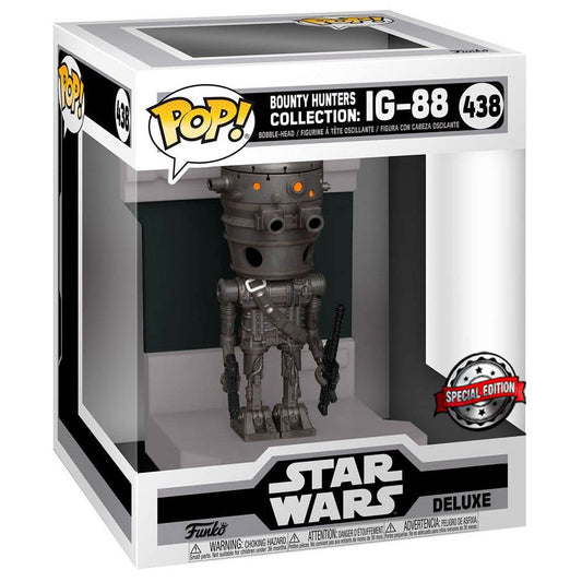 Funko POP! Deluxe: Star Wars Bounty Hunter IG-88 Metallic
