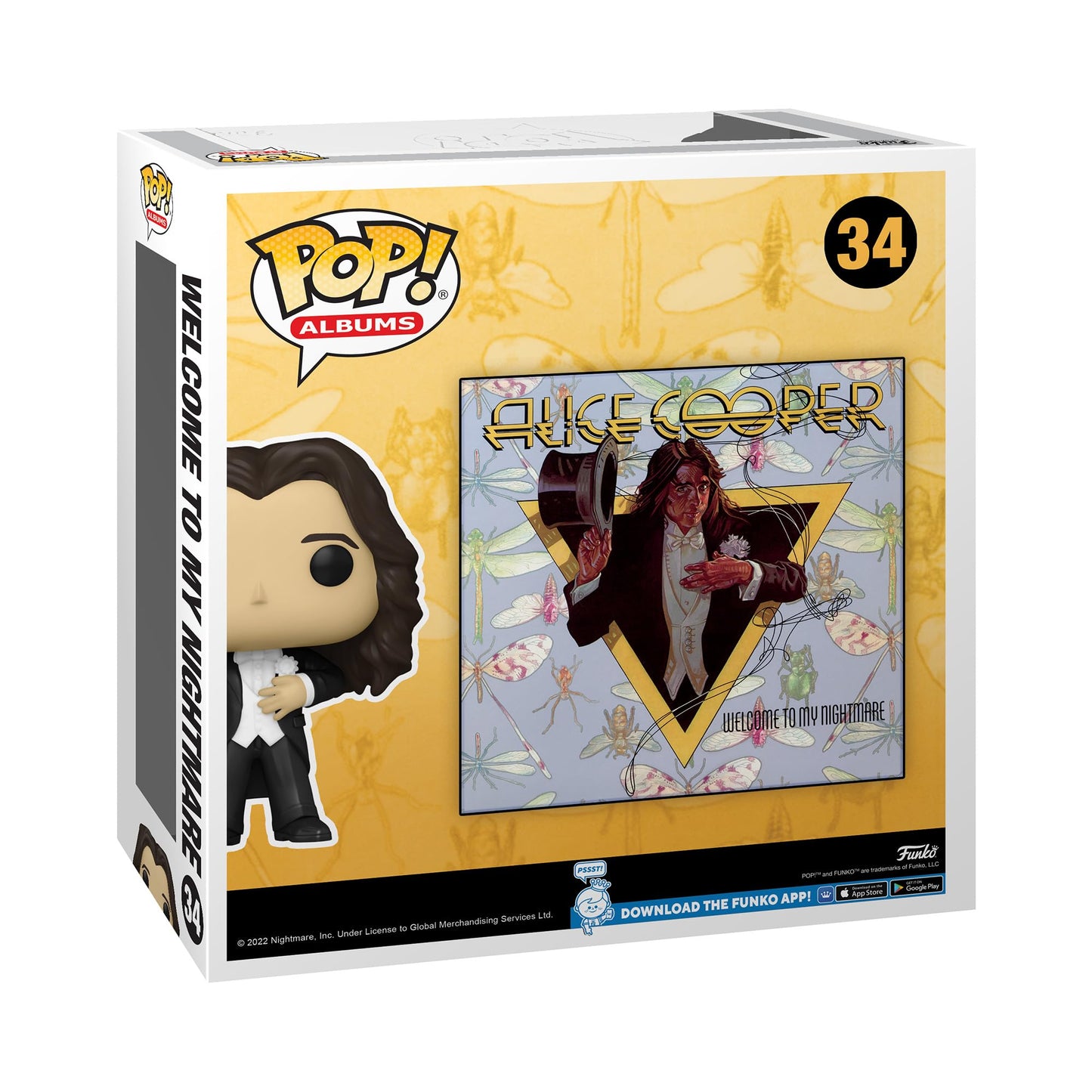 Funko POP! Albums: Alice Cooper- Welcome to My Nightmare
