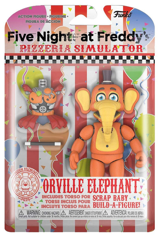 Funko 32143 Five Nights at Freddy's Pizza Simulator-Orville Elephant Collectible Figure, Multicolor