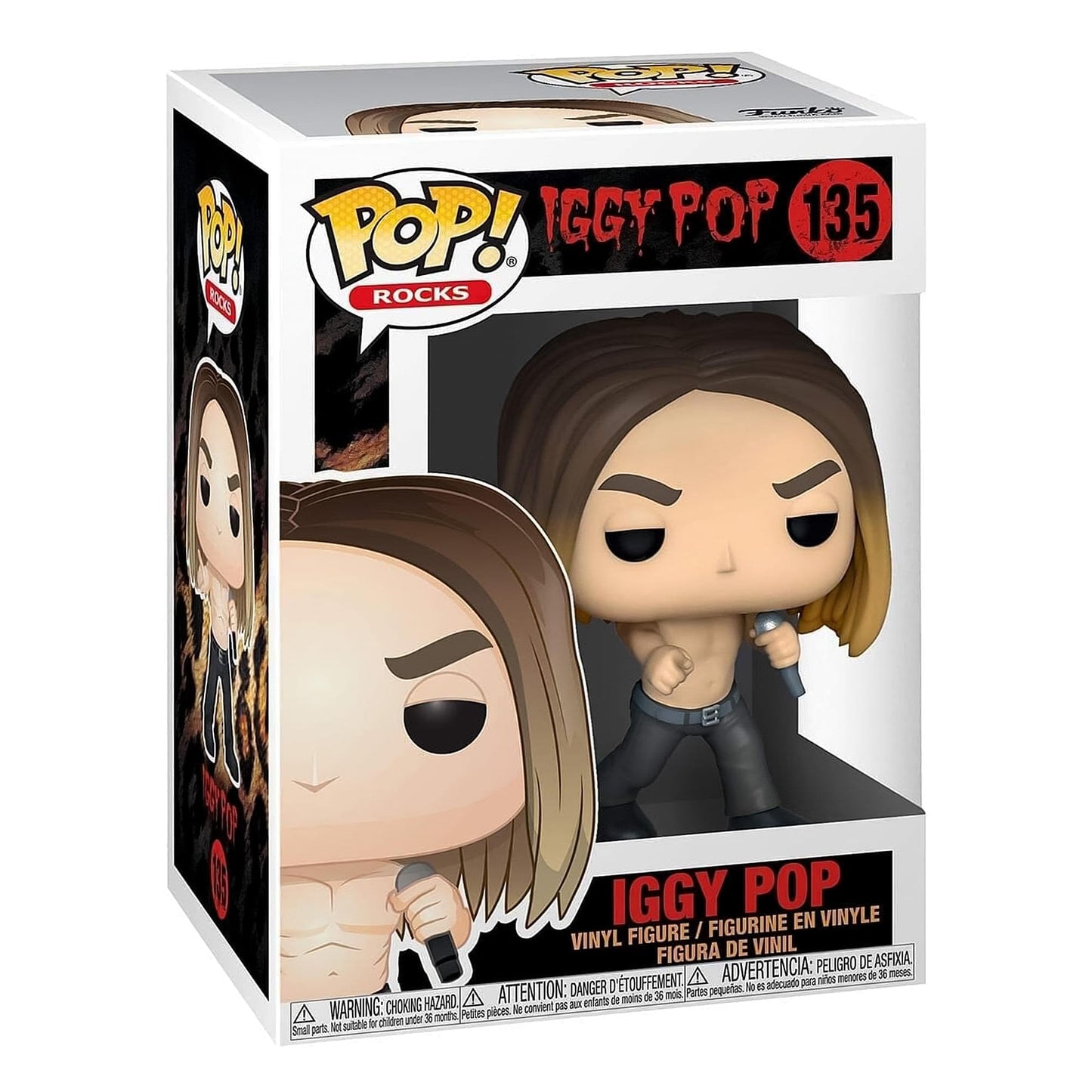 FunKo Pop! Rocks: Iggy Pop - Iggy, Multicolor