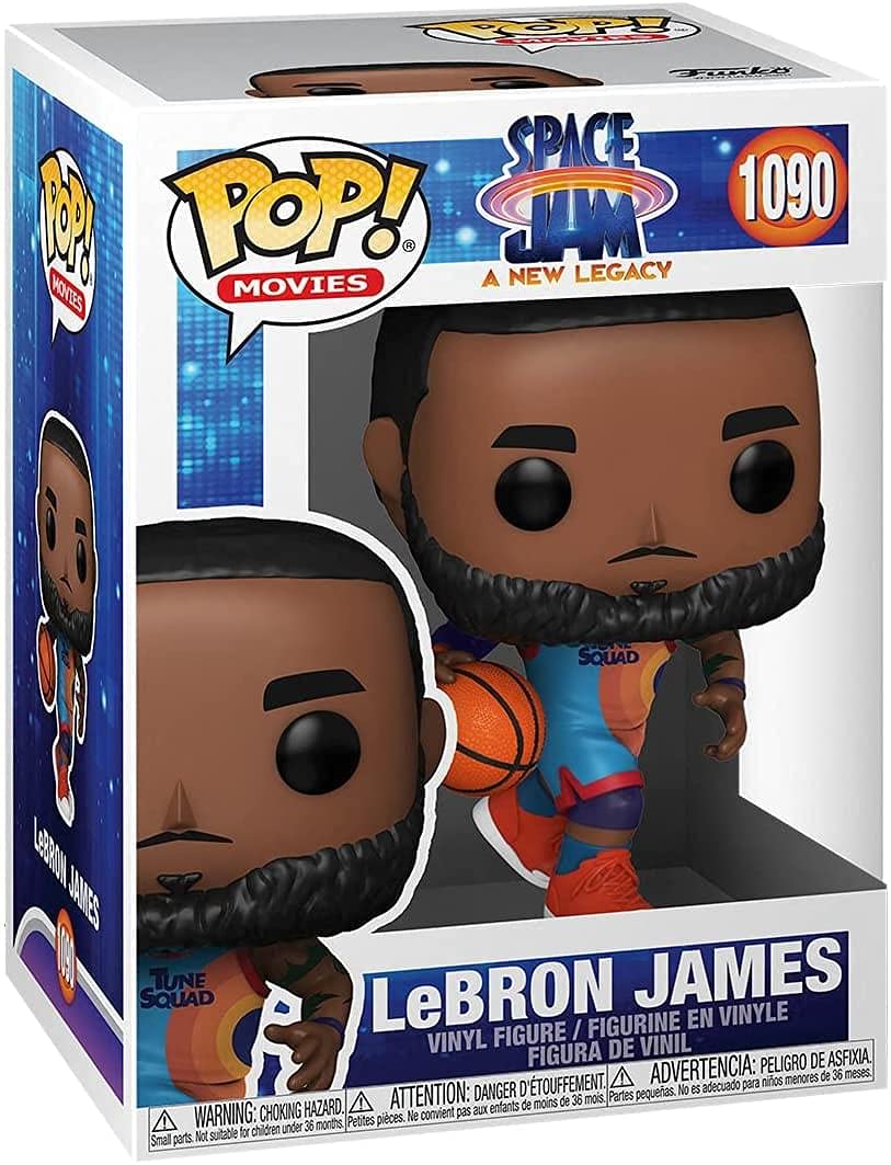 Funko Pop! Movies: Space Jam, A New Legacy - Lebron James Dribbling Multicolor 56356