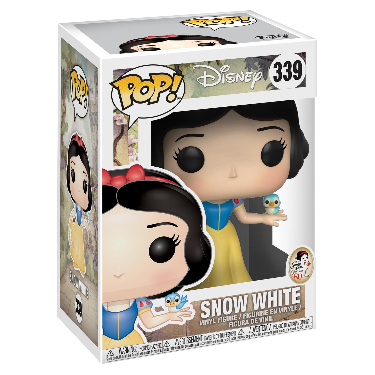 Funko POP Disney: Snow White - Snow White Collectible Vinyl Figure,Yellow