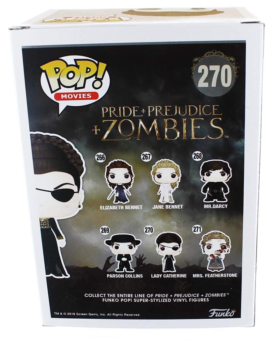 Funko Pop Movies Pride and Prejudice and Zombies, Lady Catherine Action Figure