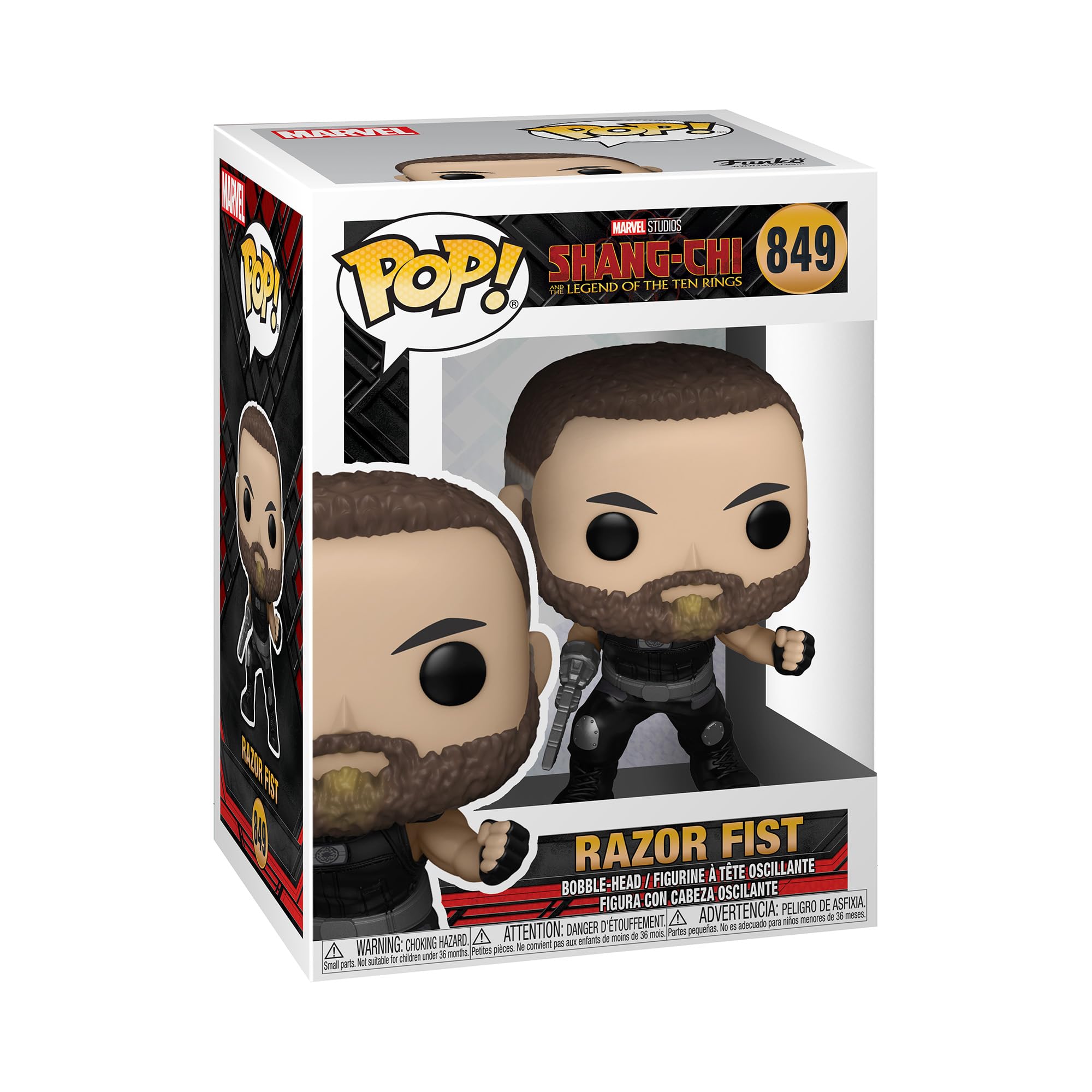 Funko Pop! Marvel: Shang Chi and The Legend of The Ten Rings - Razor Fist, Multicolor