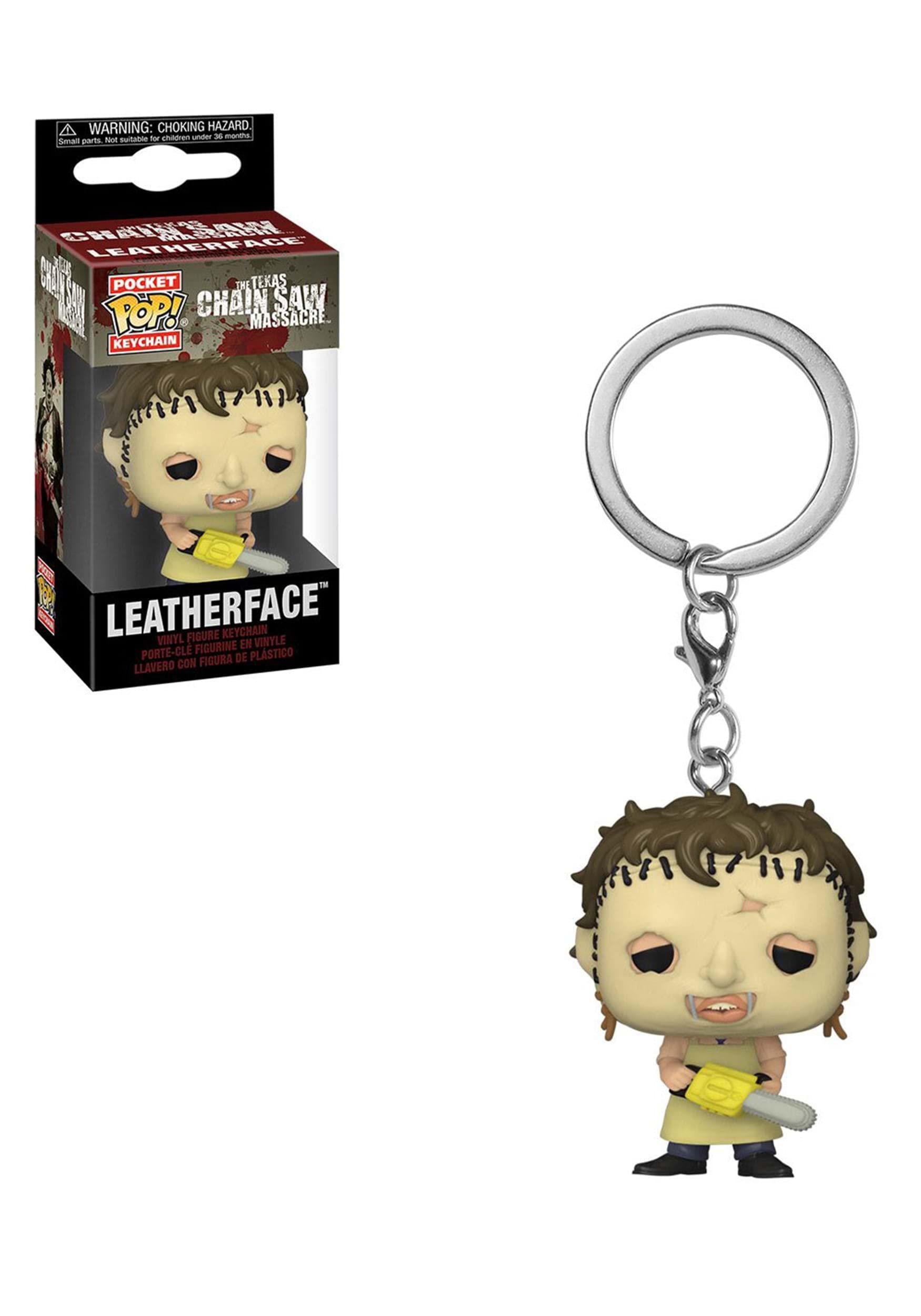 Funko Pop! Keychain: Texas Chainsaw Massacre - Classic Leatherface Multicolor