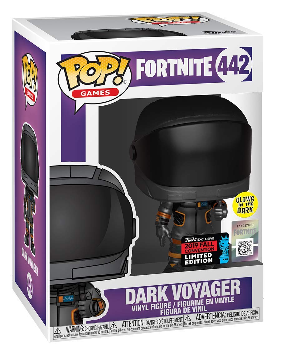 Funko Pop! Games: Fortnite Dark Voyager NYCC Exclusive (Glows in The Dark) #442